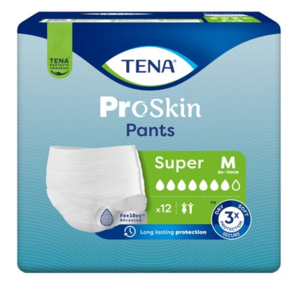 Tena Proskin II Pants Super Extra Large 120-160cm Pk12