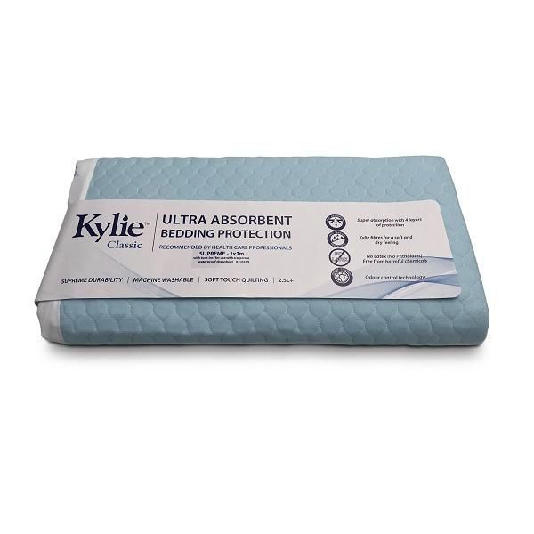 Kylie Supreme Bed Pad 1x1m 2500ml With Tuckins