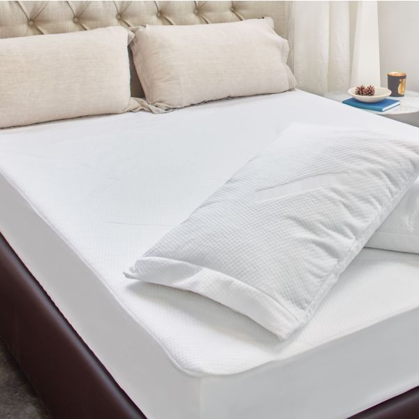 Impression Tencel Jacquard Mattress Protector Double