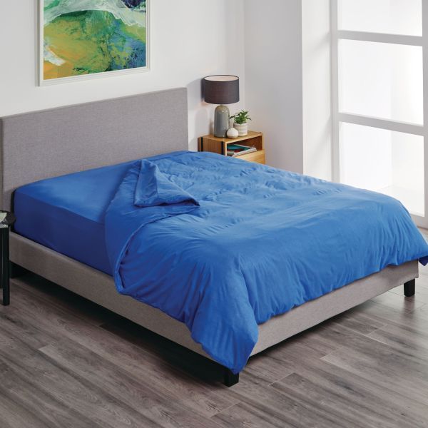 Protect-A-Bed Fusion Quilt Cover Cobalt Double