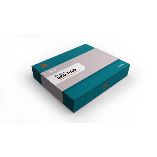 Staydry Blue-E Bed Pad 2000ml Single Bed No Wing Clay - Image 2