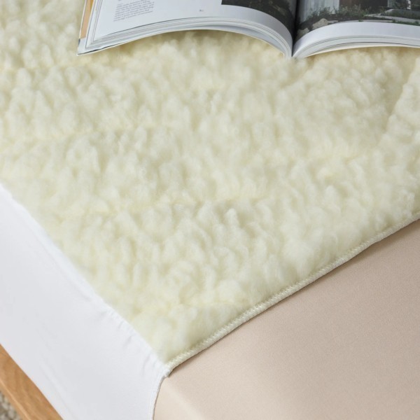 Staydry Wool Topper Bed Pad Absorbent Waterproof Single Bed