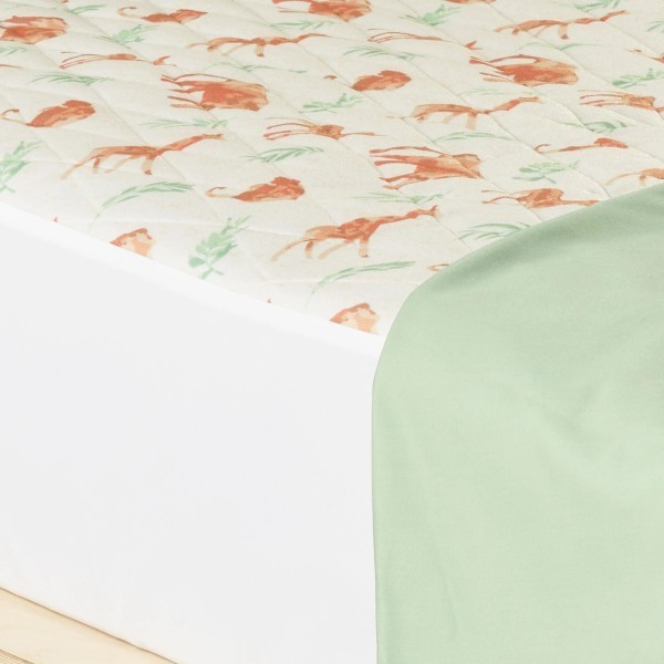 Staydry Little Boss Kids Bed Pad Queen Bed Safari Adventure - Image 2