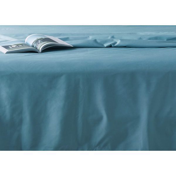 Staydry Bamboo Waterproof Sheet Set Single Bed Blue