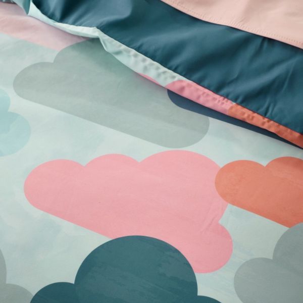 Staydry Up In The Clouds Quilt Cover Set Single Bed