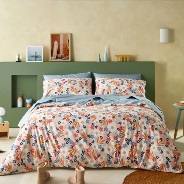 Staydry Hey Daisy Quilt Cover Set Double Bed