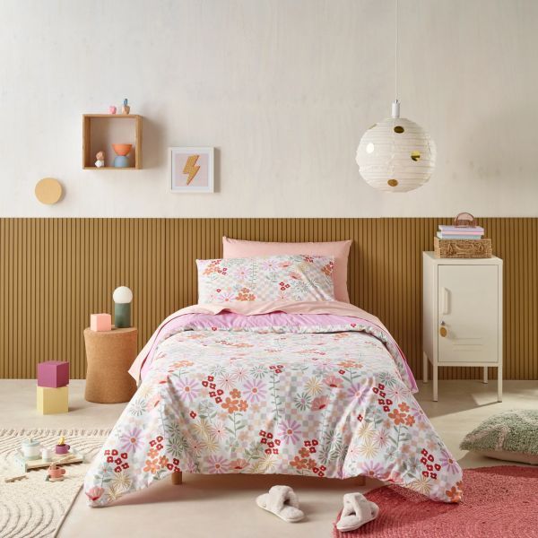 Staydry Blooms Quilt Cover Set King Bed