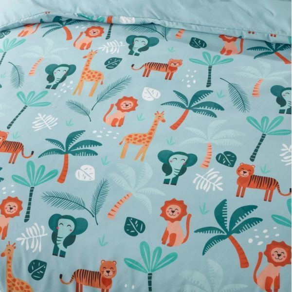 Staydry Jungle Explorer Quilt Cover Set Double Bed