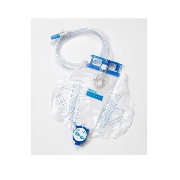 Kendall Drain Bag Anti Reflux 2000ml 2 Way Sterile by Kendall in Night_Bag_and_Bottle 2000ml