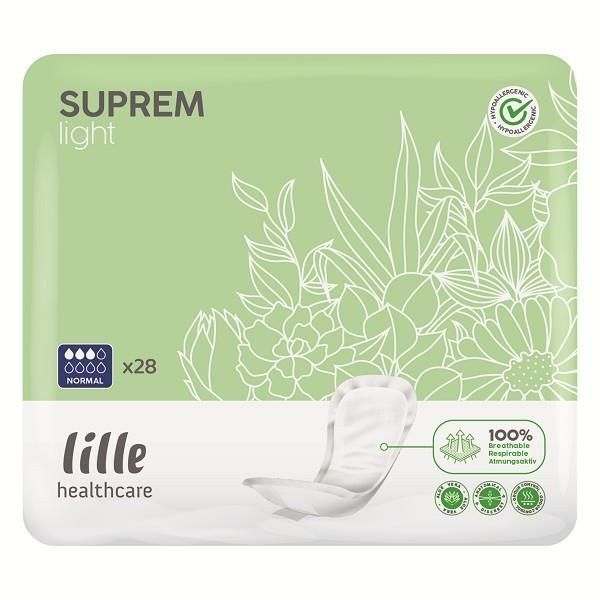 Lille Suprem Light Normal 135x270mm 350ml Pk28 by Lille in Light Pads