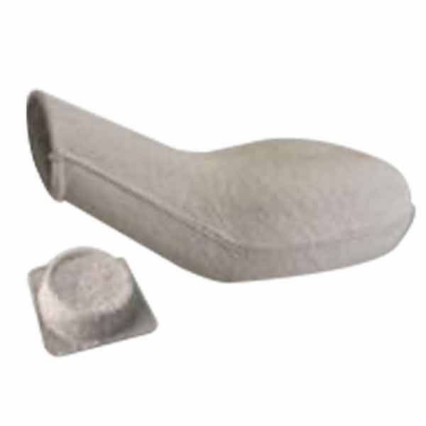 Image of Livingstone Male Urinal with Round Lid Biodegradable Disposable Natural Pulp 1 Litre Carton 120 by Livingstone - medical product