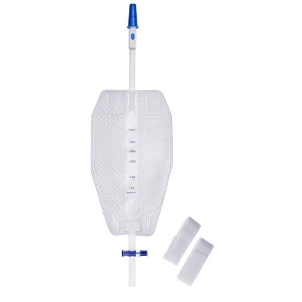 Unoquip Leg Bag Sterile 500ml 9cm Tube T-Tap Soft Back by Unoquip in Leg_Bag 500ml