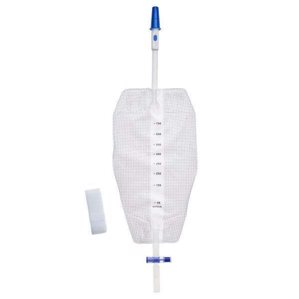 Unoquip Leg Bag Non-Sterile 750ml Short Tube T-Tap Soft Back Box 10 by Unoquip in Leg_Bag 750ml