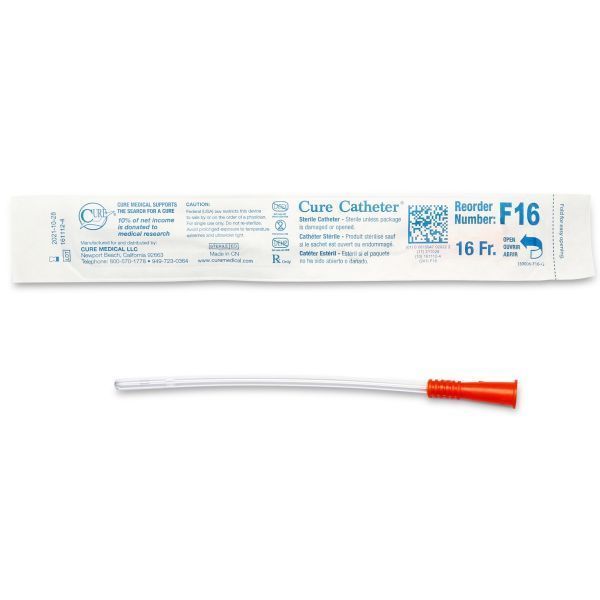 Image of Cure Catheter Uncoated Female FG16 by Cure - medical product