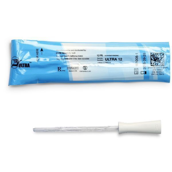 Image of Cure Catheter Ultra Pre Lubricated Female FG12 by Cure - medical product
