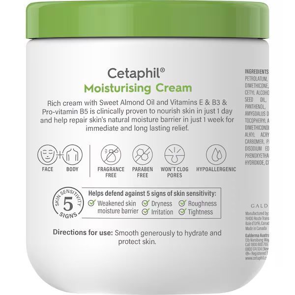 Cetaphil Moisturising Cream 550g - Image 2