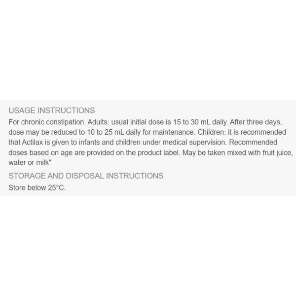 Actilax 500ml - Image 3