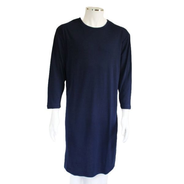 PB Nightshirt long sleeve Navy L by Petal Back in Nightie and Night Shirts