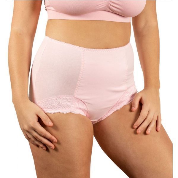 Conni Chantilly Lace Ladies Brief Pink Size 18 by Conni in Female Size 18