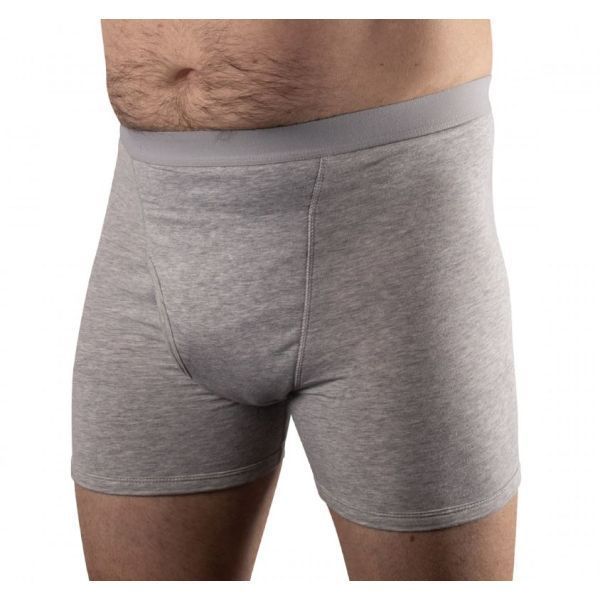 Conni Mens Kalven Boxer Shorts Grey Medium by Conni in Male Medium