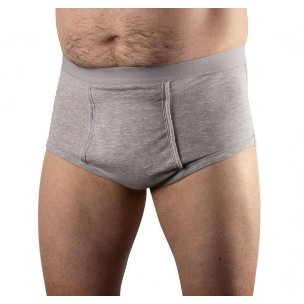 Conni Mens Oscar Briefs Grey 2XL by Conni in Male Extra Extra Large