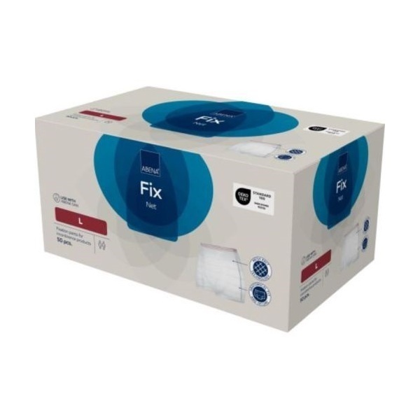 Abena Fix Net Pants Brown 90-140cm Large Pack 50 - Image 2