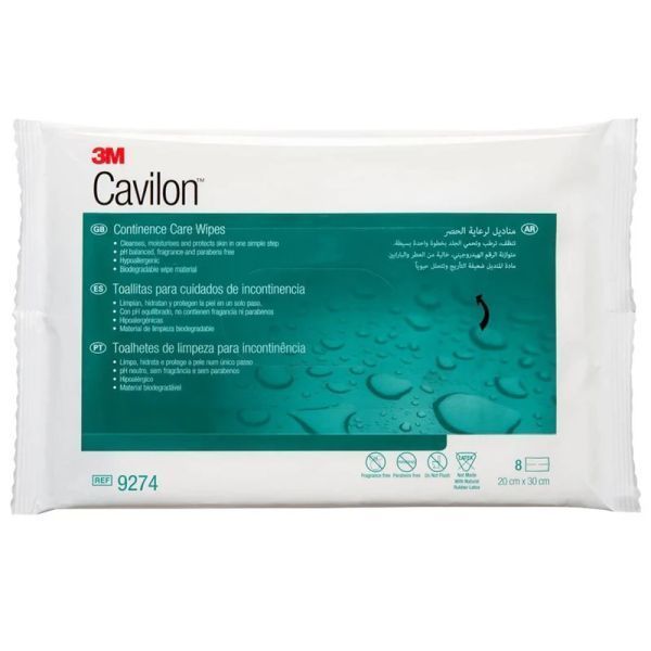 Cavilon Continence Care Wipes Pack 8 - Image 3