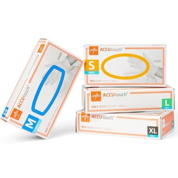 Accutouch PF Vinyl Clear Glove Small Box 100 - Image 4