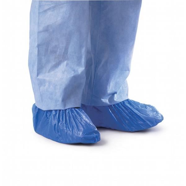 Shoe Cover Impervious Polyethylene Regular size Bx100 by Medline in Foot Protection PPE