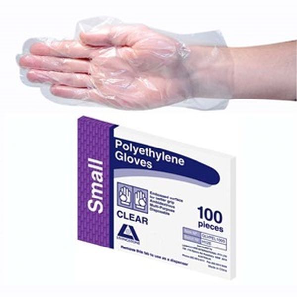 Livingstone Non Sterile Polyethylene Gloves Small Pack of 100 by Livingstone in Other Gloves
