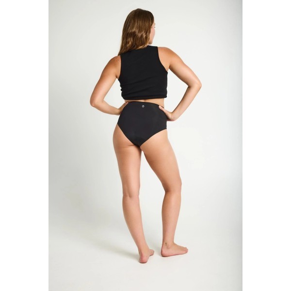 Modibodi Seamless Full Brief Moderate Black Size 12/M - Image 3