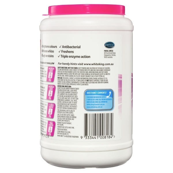 White King Fabric Stain Remover 1kg - Image 3