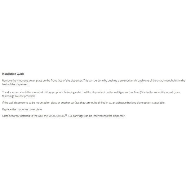 Microshield 1.5L Dispenser Elbow Operated - Image 3