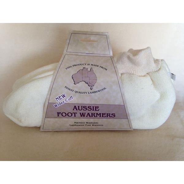 Sheepskin Footwarmers Large by KYDA Leather & Sheepskin in Footwear