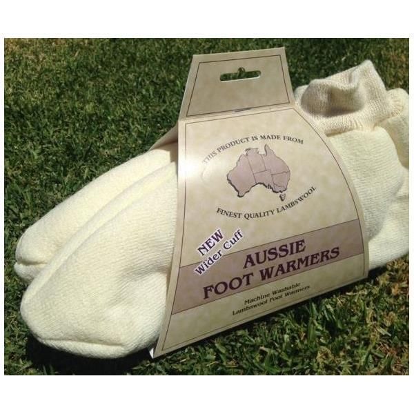 Sheepskin Footwarmers Extra Large by KYDA Leather & Sheepskin in Footwear