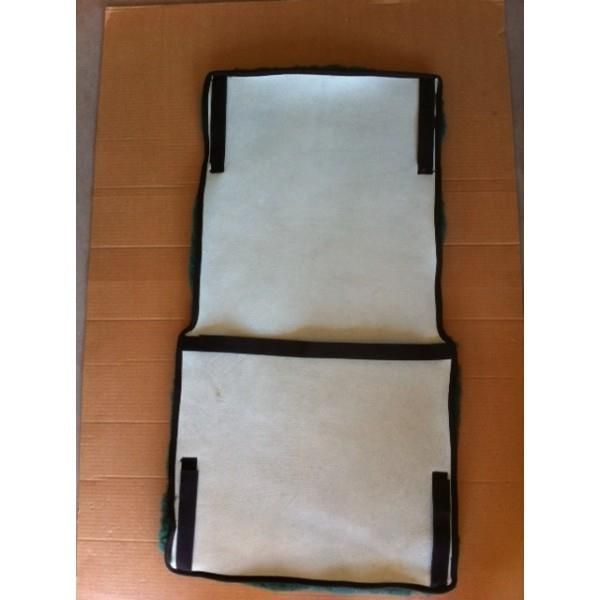 Kyda Sheepskin Wheelchair Seat and Back Gold - Image 2