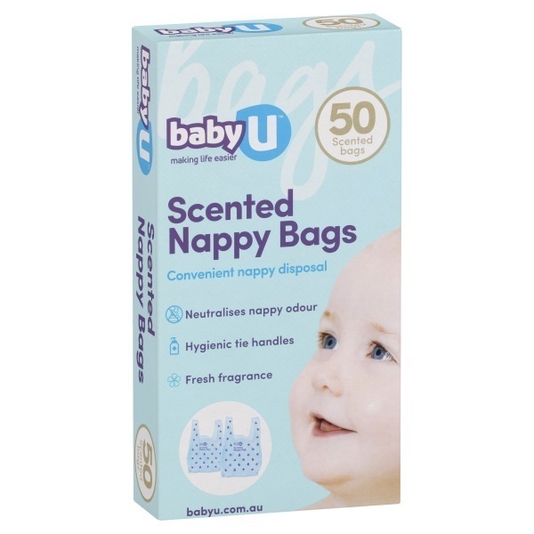 Image of Baby U Nappy Bag 22x16cm Pk50 by Baby U - medical product