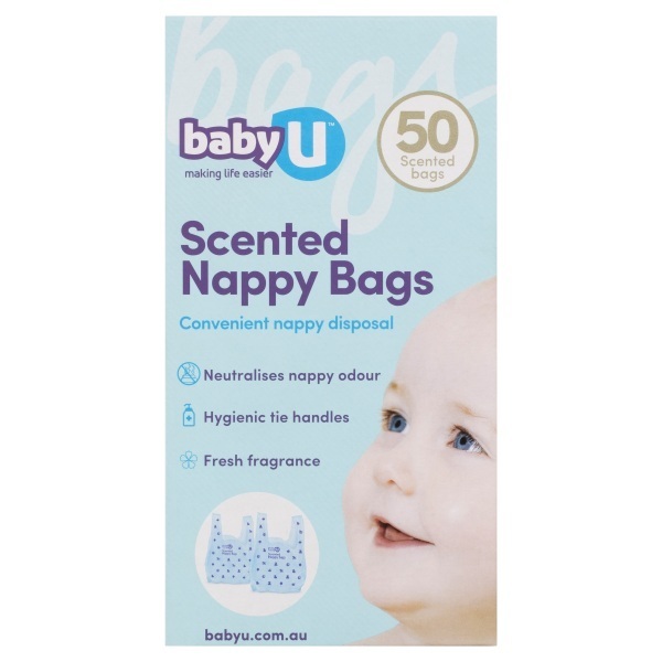 Baby U Nappy Bag 22x16cm Pk50 - Image 4