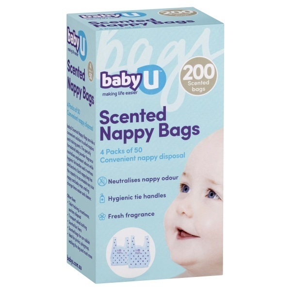 Image of Baby U Nappy Bag 22x16cm Pk200 by Baby U - medical product