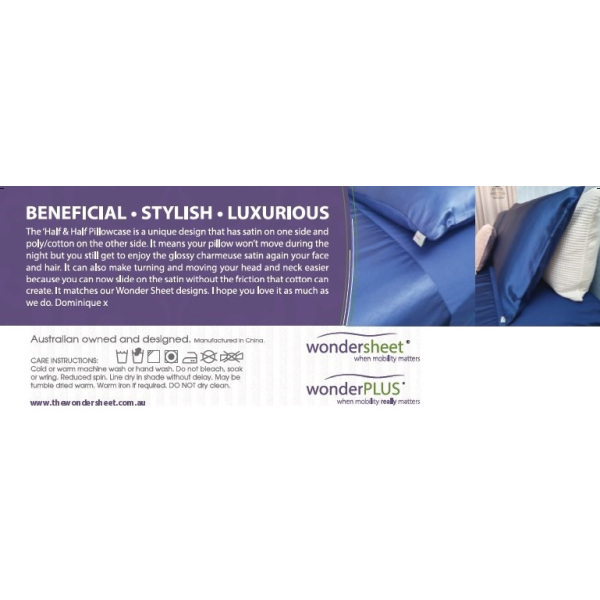 Wondersheet Standard Pillow Case Set Blue (2) - Image 2