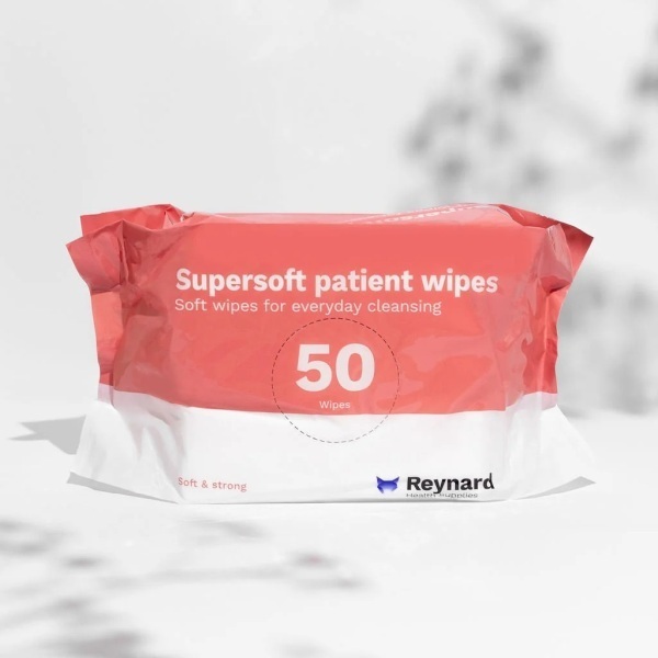 Reynard Super Soft Patient Wipes Box 50 - Image 3