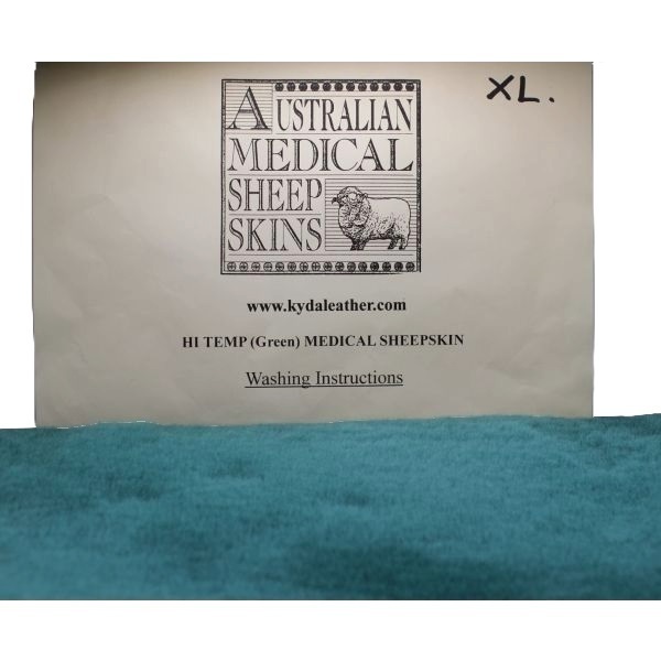 Kyda Sheepskin Green Hi-Temp Extra Large by KYDA Leather & Sheepskin in Other Sheepskin