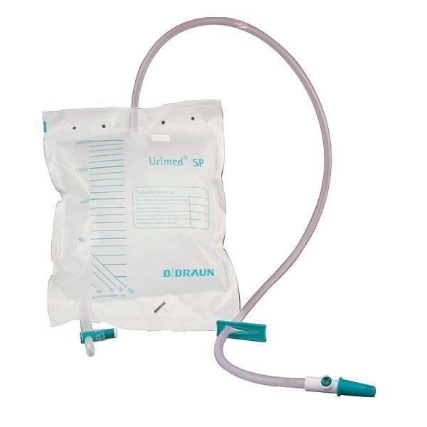 Urimed Drain Bag SP 2L 100cm Sterile T Tap by Urimed in Night_Bag_and_Bottle 2000ml