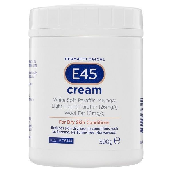 E45 Cream For Dry Skin Tub 500g by E45 in Moisturising Creams and Lotions