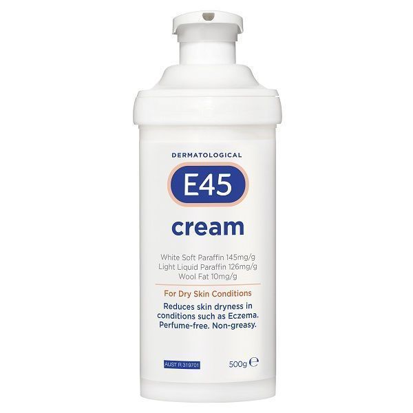 E45 Cream For Dry Skin Pump 500g by E45 in Moisturising Creams and Lotions