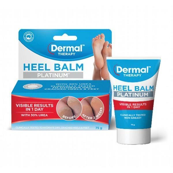 Dermal Therapy Heel Balm Platinum 75g by Dermal Therapy in Moisturising Balms