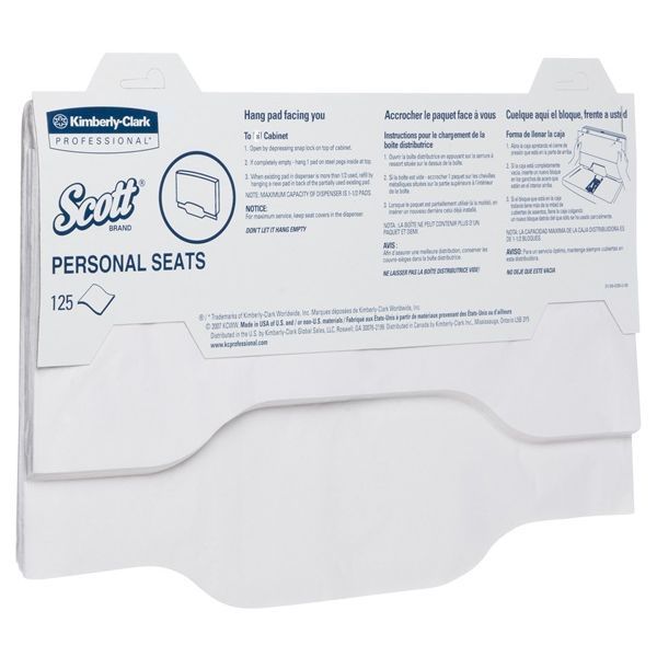Scott Toilet Seat Covers White Ctn25 by Scott in Other Personal Protective Equipment