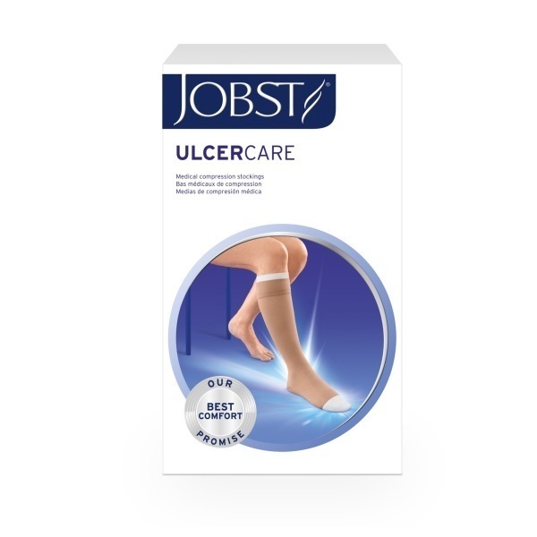 JOBST JOBST UlcerCare Kit Knee High Zip Right Closure Small Beige product image for SEO and accessibility