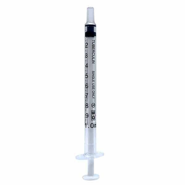 BD BD 1ml Tuberculin Syringe Sterile Luer Slip Pk100 product image for SEO and accessibility