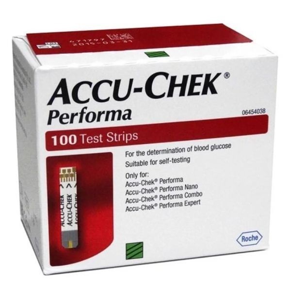 Accu-Chek AccuChek Performa Test Strips Pk100 product image for SEO and accessibility